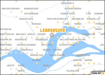 map of Leba Sasuna