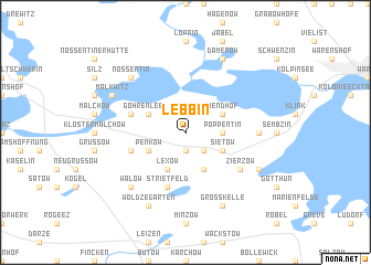 map of Lebbin