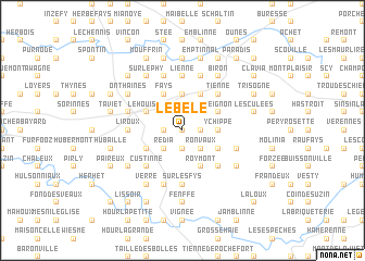 map of Le Bèle