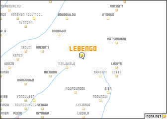 map of Lebengo