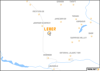 map of Leber