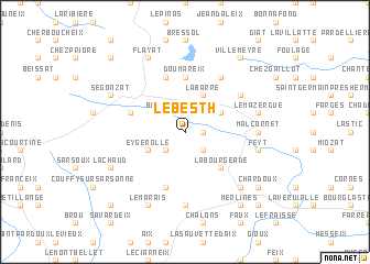 map of Le Besth