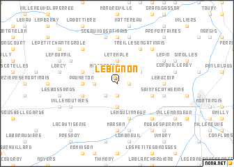 map of Le Bignon