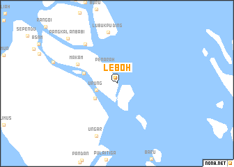 map of Leboh