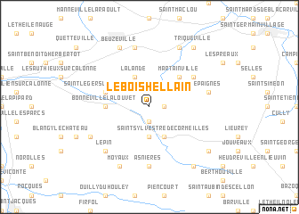 map of Le Bois-Hellain