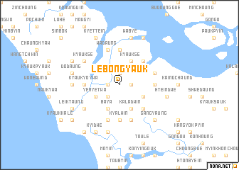 map of Lebôngyauk