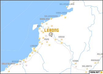 map of Lebong