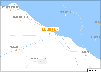 map of Leboter