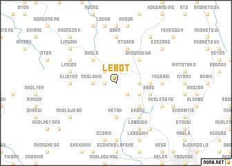 map of Lébot