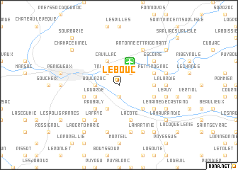 map of Le Bouc