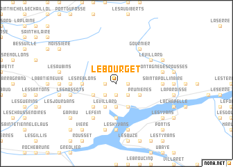 map of Le Bourget