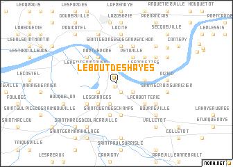 map of Le Bout-Deshayes