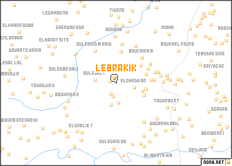 map of Lebrakik