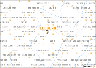 map of Lebução