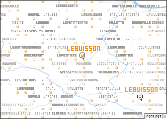map of Le Buisson