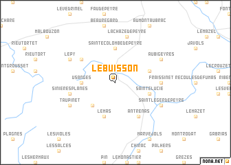 map of Le Buisson