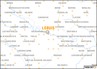 map of Le Buis