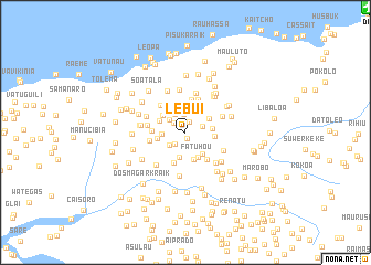 map of Lebui