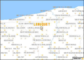 map of Le Buquet