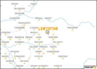 map of Lebyintha