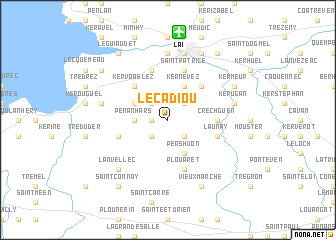 map of Le Cadiou
