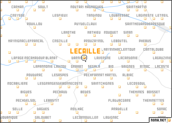 map of Le Caille