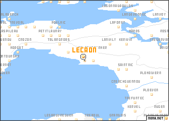 map of Le Caon