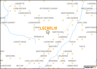 map of Le Carlin