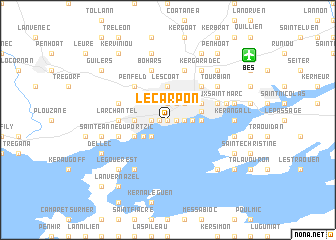map of Le Carpon