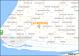 map of Le Carreau