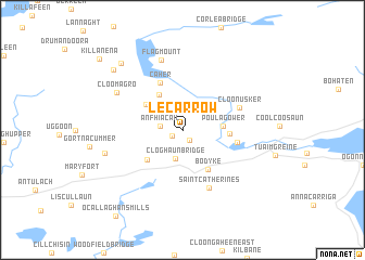 map of Lecarrow