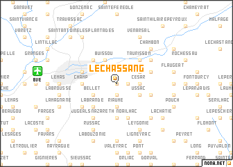 map of Le Chassang