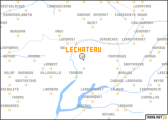 map of Le Château