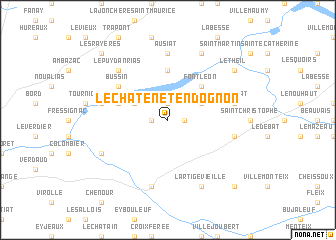 map of Le Chatenet-en-Dognon