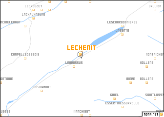 map of Le Chenit