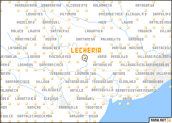 map of Lechería