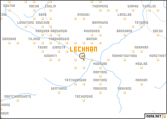 map of Lếch Mán