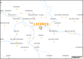 map of Lechnica