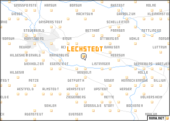 map of Lechstedt