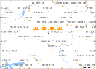 map of Leckringhausen