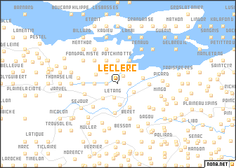 map of Leclerc