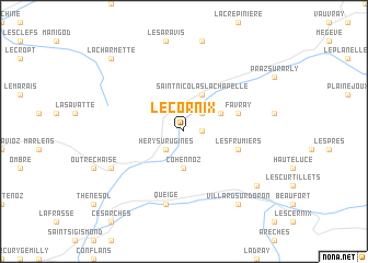 map of Le Cornix