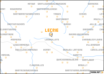 map of Le Crié