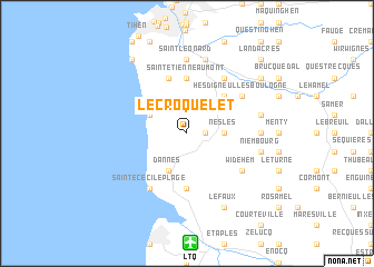map of Le Croquelet
