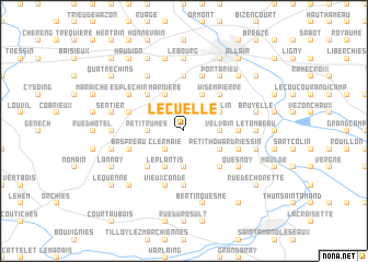 map of LʼÉcuelle