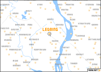 map of Ledaing