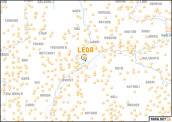 map of Leda