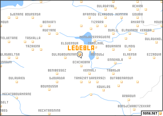 map of Ledebla