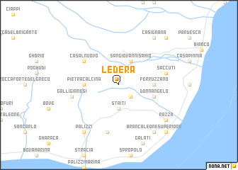 map of LʼEdera