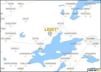 map of Ledet